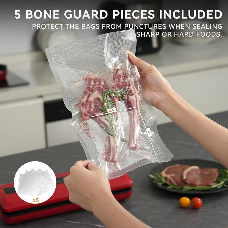 Wevac 8" x 50' and 11" x 50' Vacuum Sealer Rolls, 2 Pack-Ideal for Food Storage, Sous Vide, and Meal Prep, Keep Food Fresh and Nutrients, Lite - Image 4